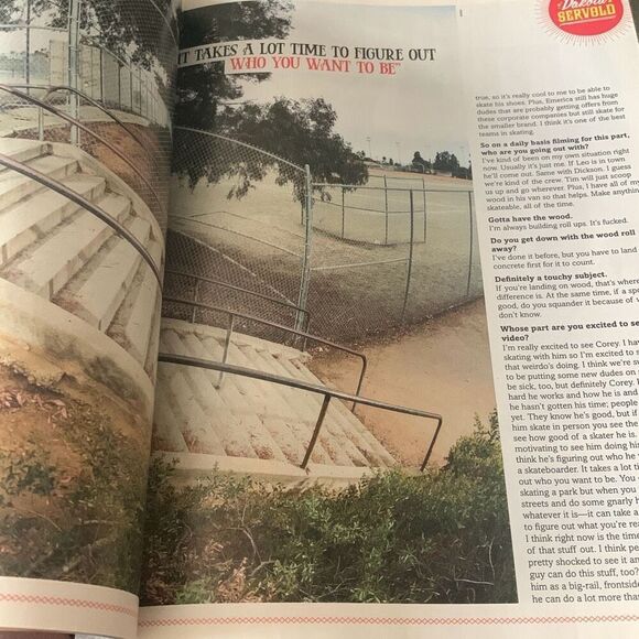 Pre Owned Thrasher Magazine October 2018 Issue #459 Dakota Element Glick Skate - Picture 4 of 7